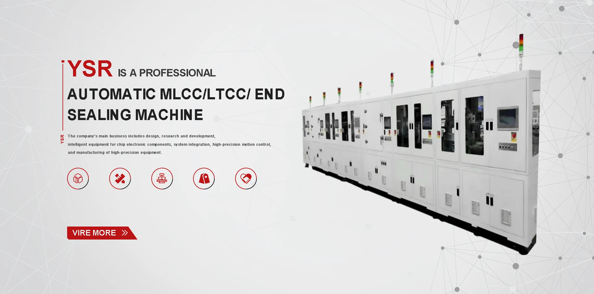 Tự động MLCC/ LTCC/ máy niêm phong kết thúc
